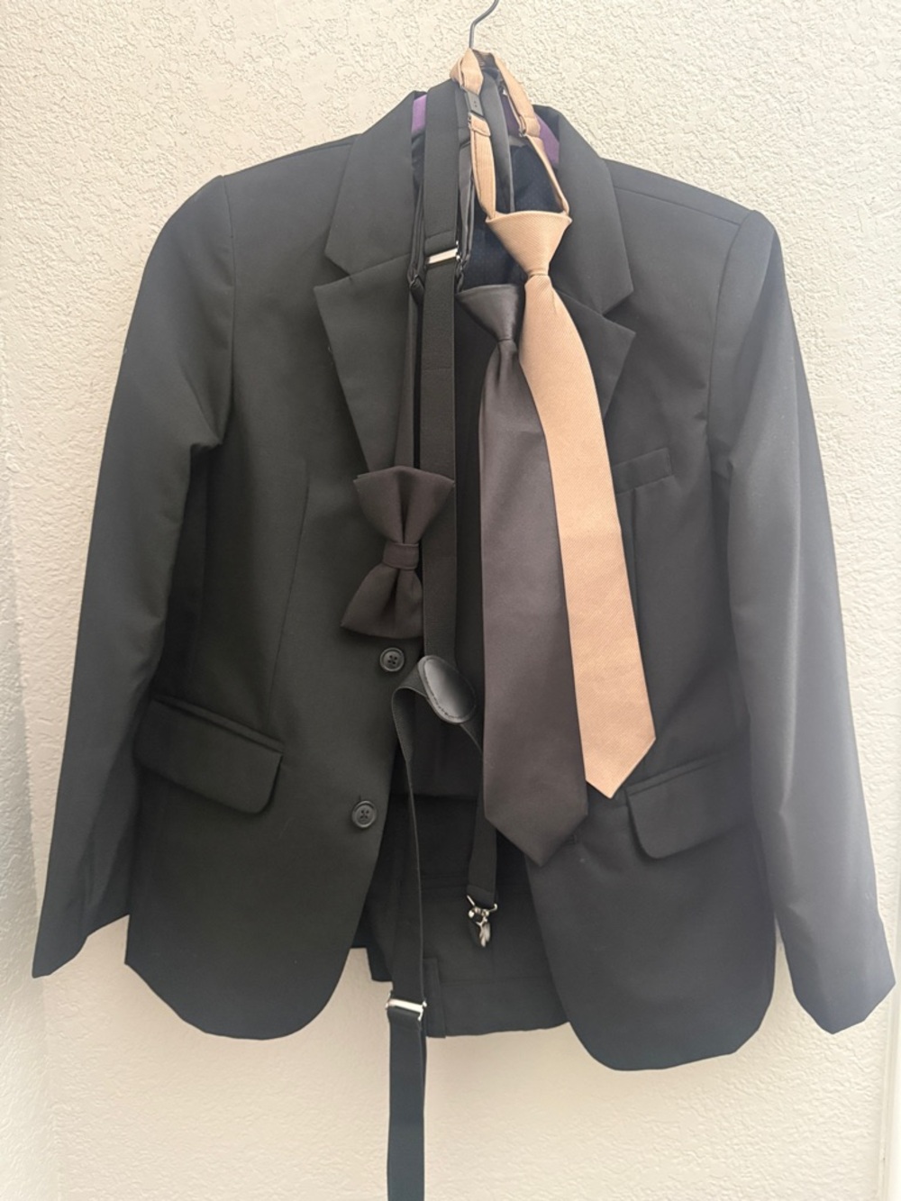 Cat & Jack Black Suit with accessories